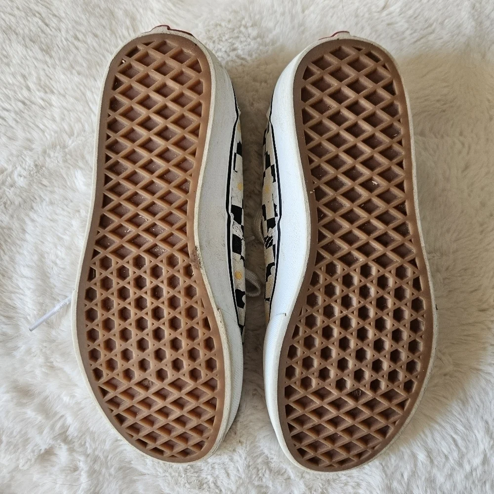 Vans Kids Doheny Flower Checkerboard‎ Sneaker Missy Sz 4 or Womens 5.5 - Picture 8 of 9
